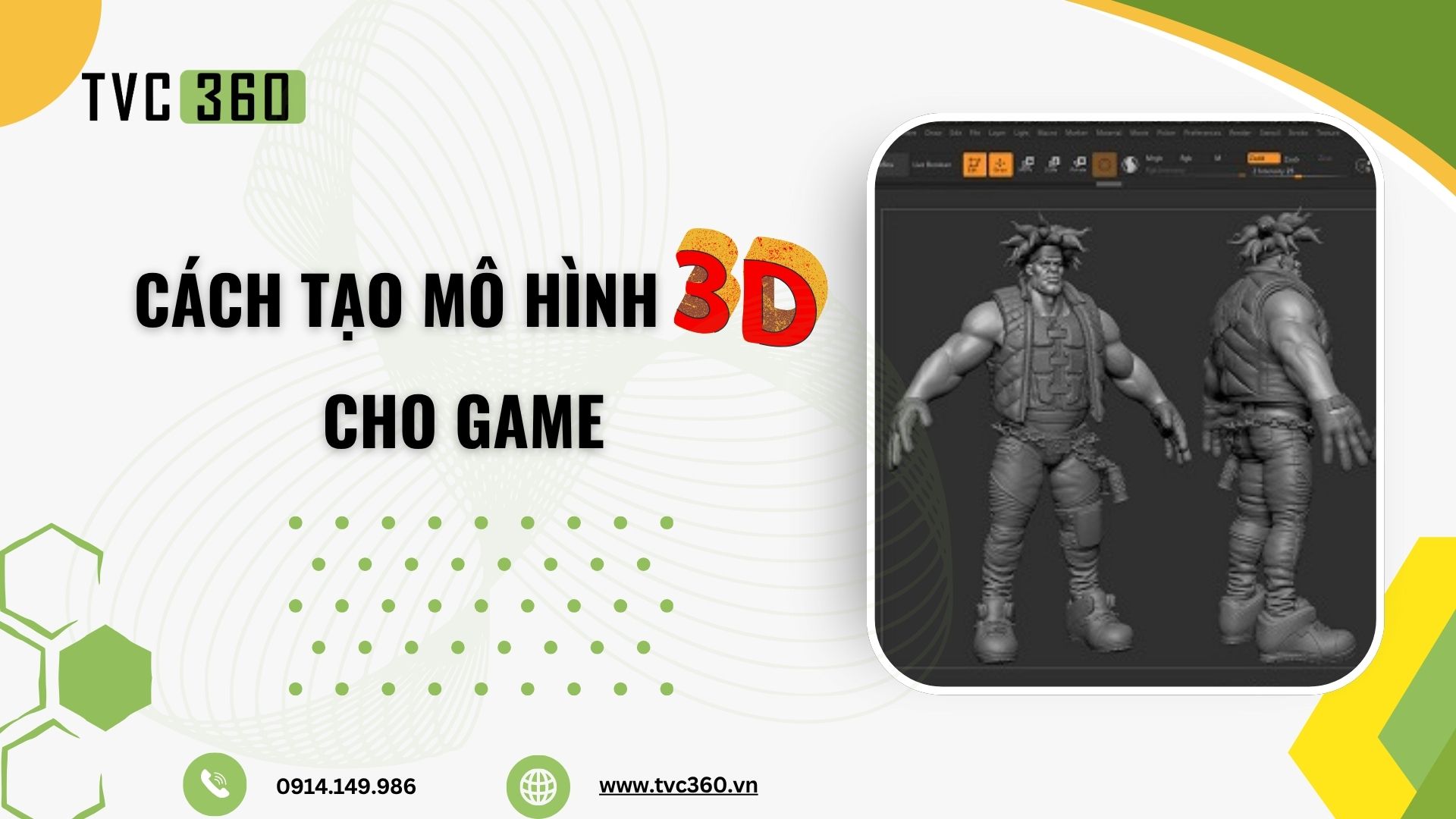 Cách tạo mô hình 3D cho game