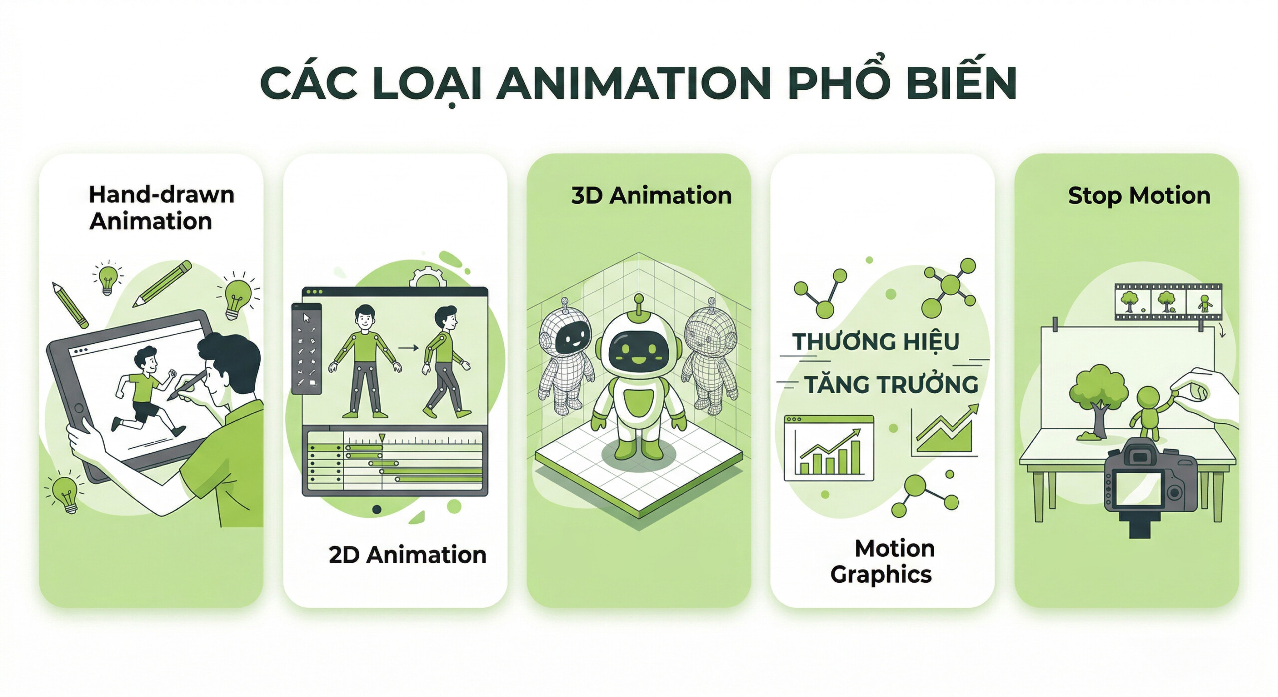 Các loại Animation phổ biến