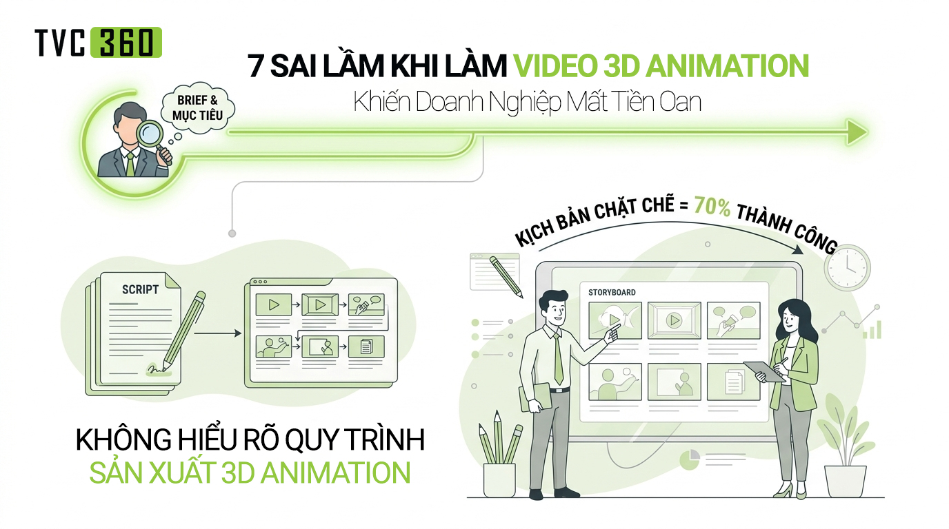 7 Sai Lầm Khi Làm Video 3D Animation