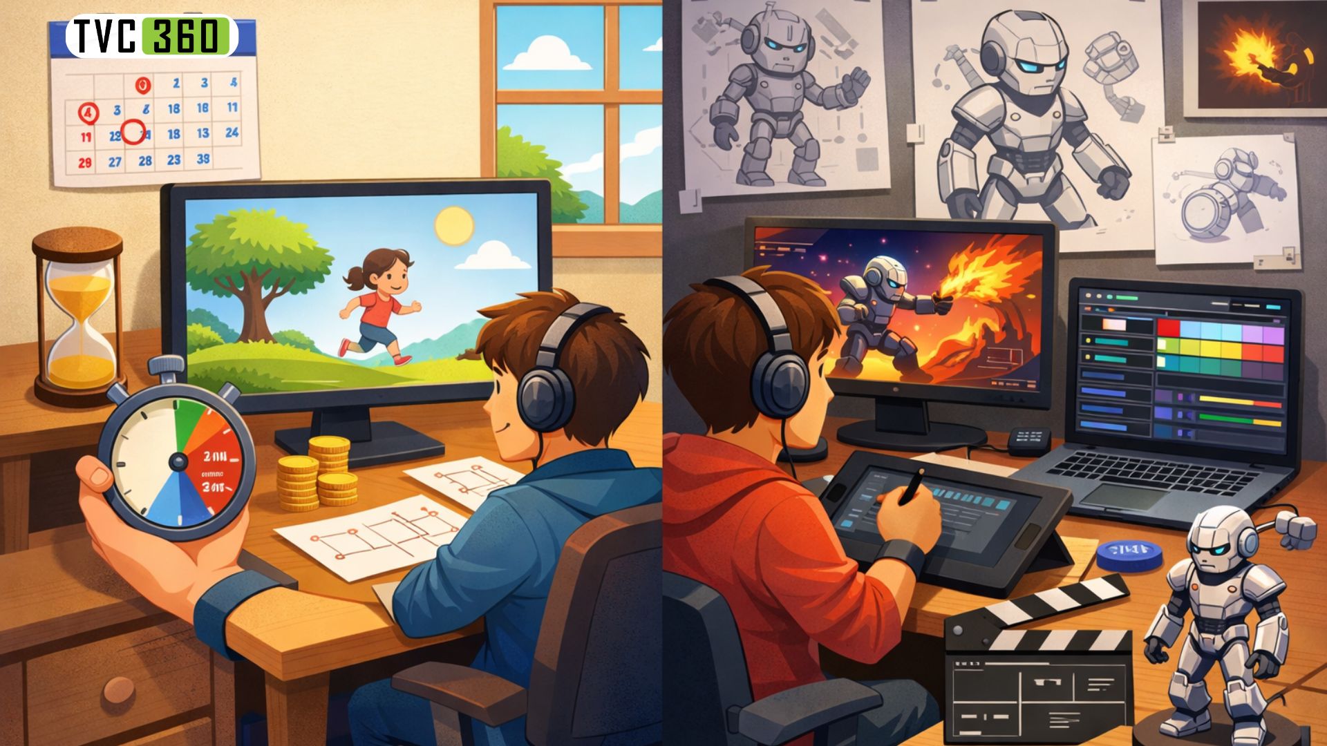 Giá làm video 2D Animation phụ thuộc vào độ dài hay độ phức tạp 