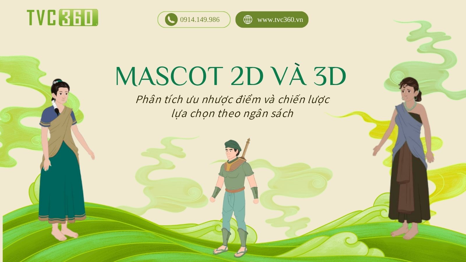 So sánh Mascot 2D và 3D: Phân tích ưu nhược điểm và chiến lược lựa chọn theo ngân sách