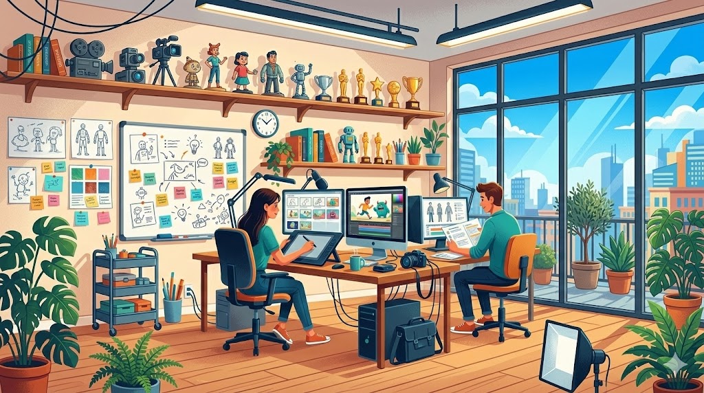 chi phí làm video 2D Animation in-house và thuê agency