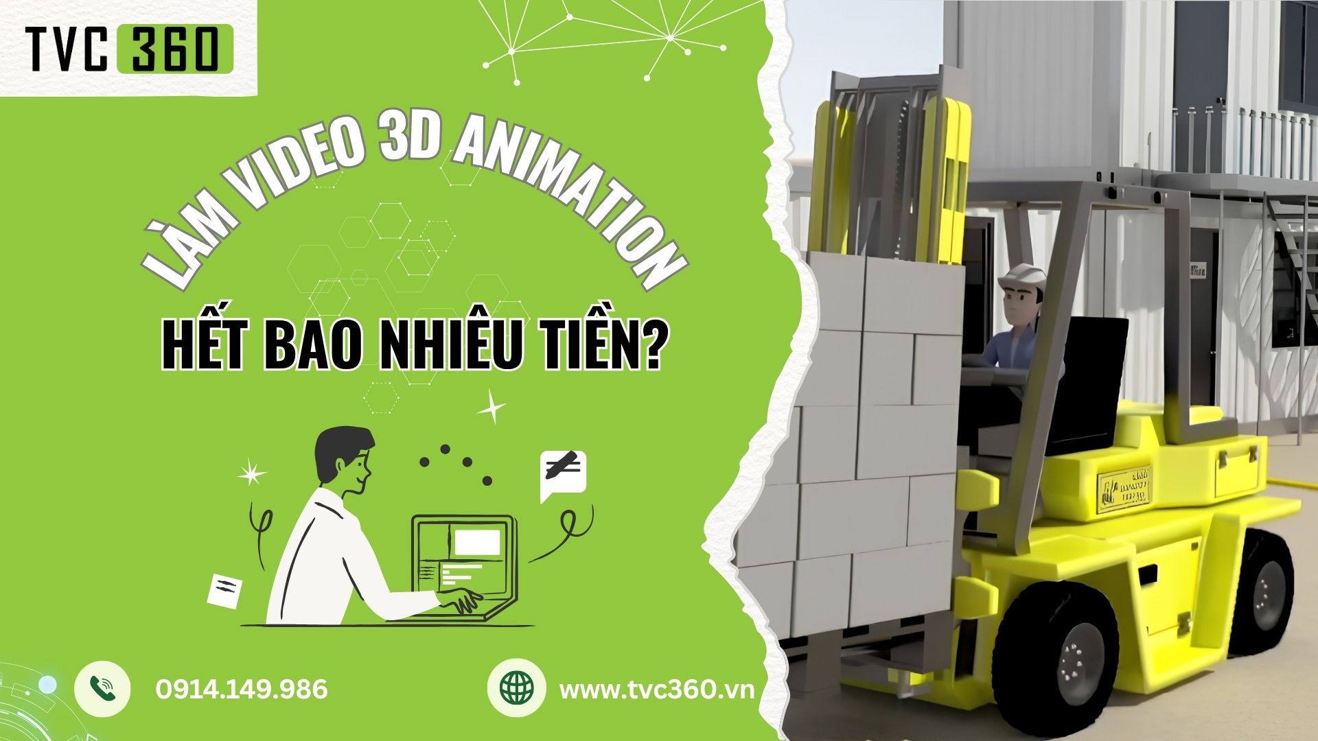 làm video 3D animation hết bao nhiêu tiền