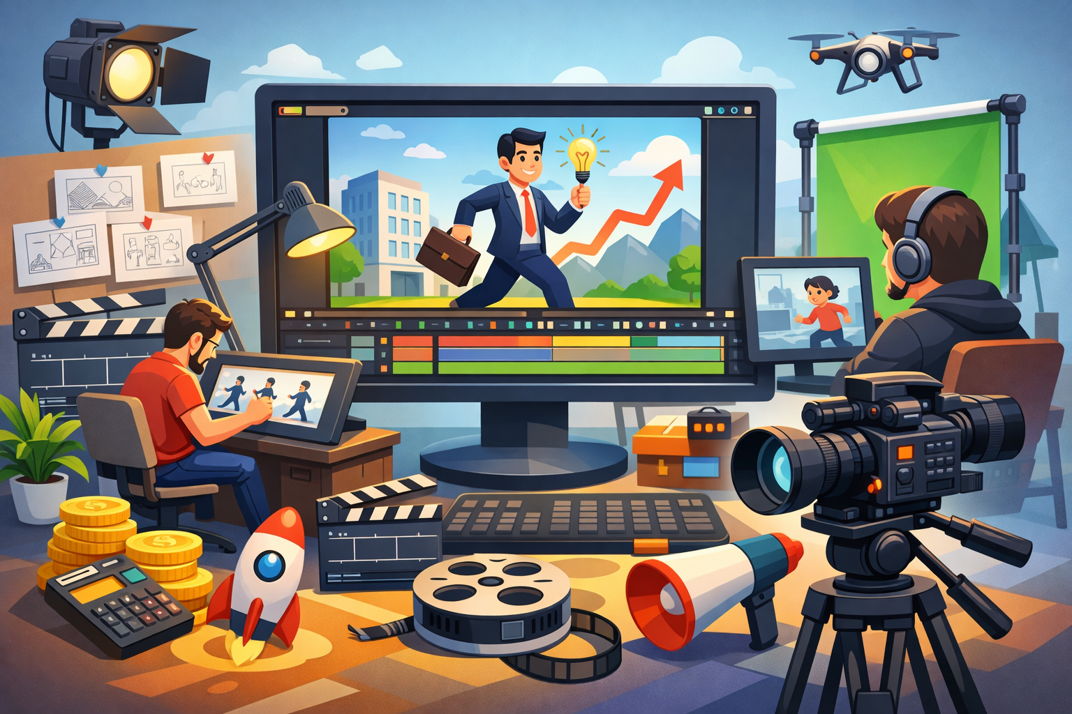 tối ưu chi phí sản xuất video 2D animation