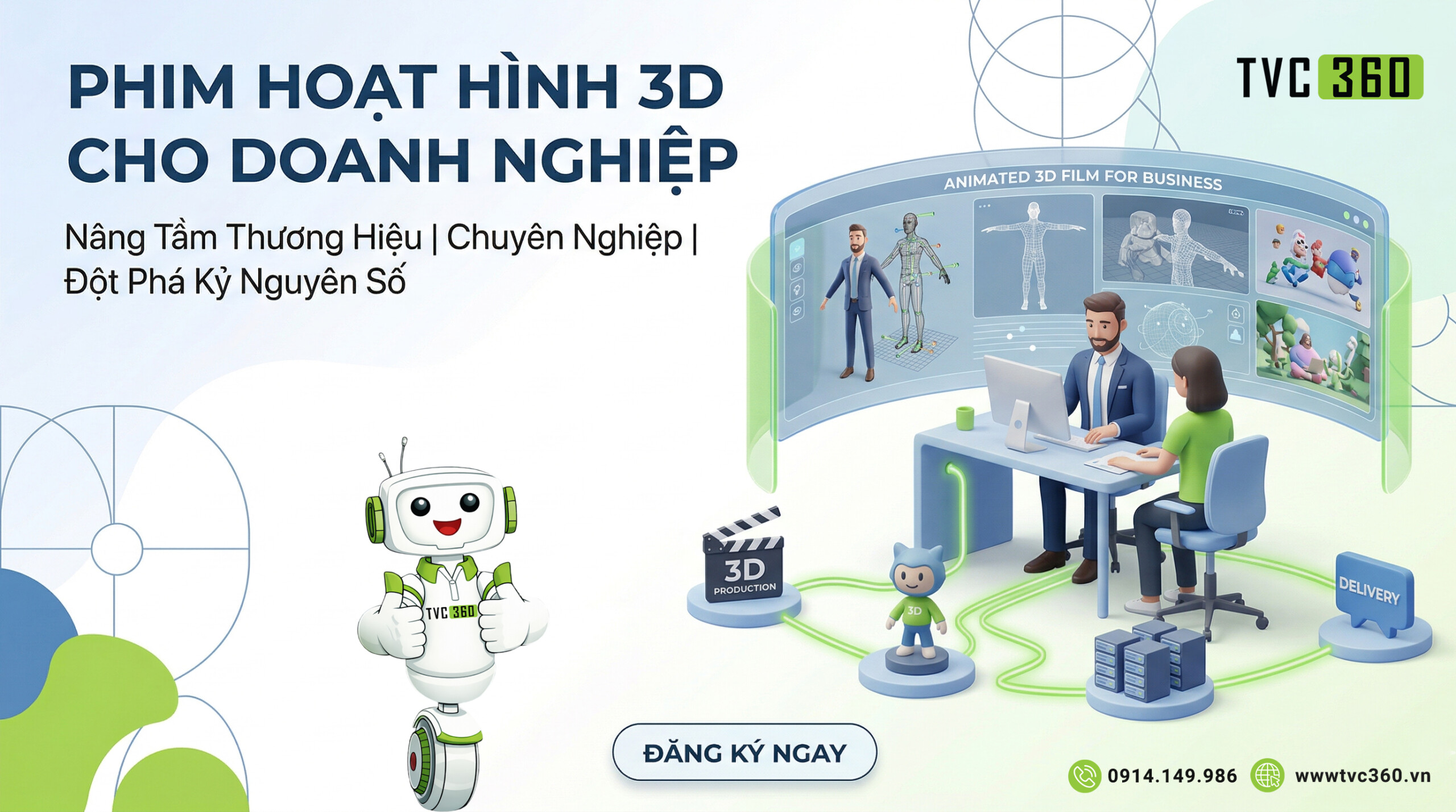 Dịch vụ nhận làm phim hoạt hình 3D