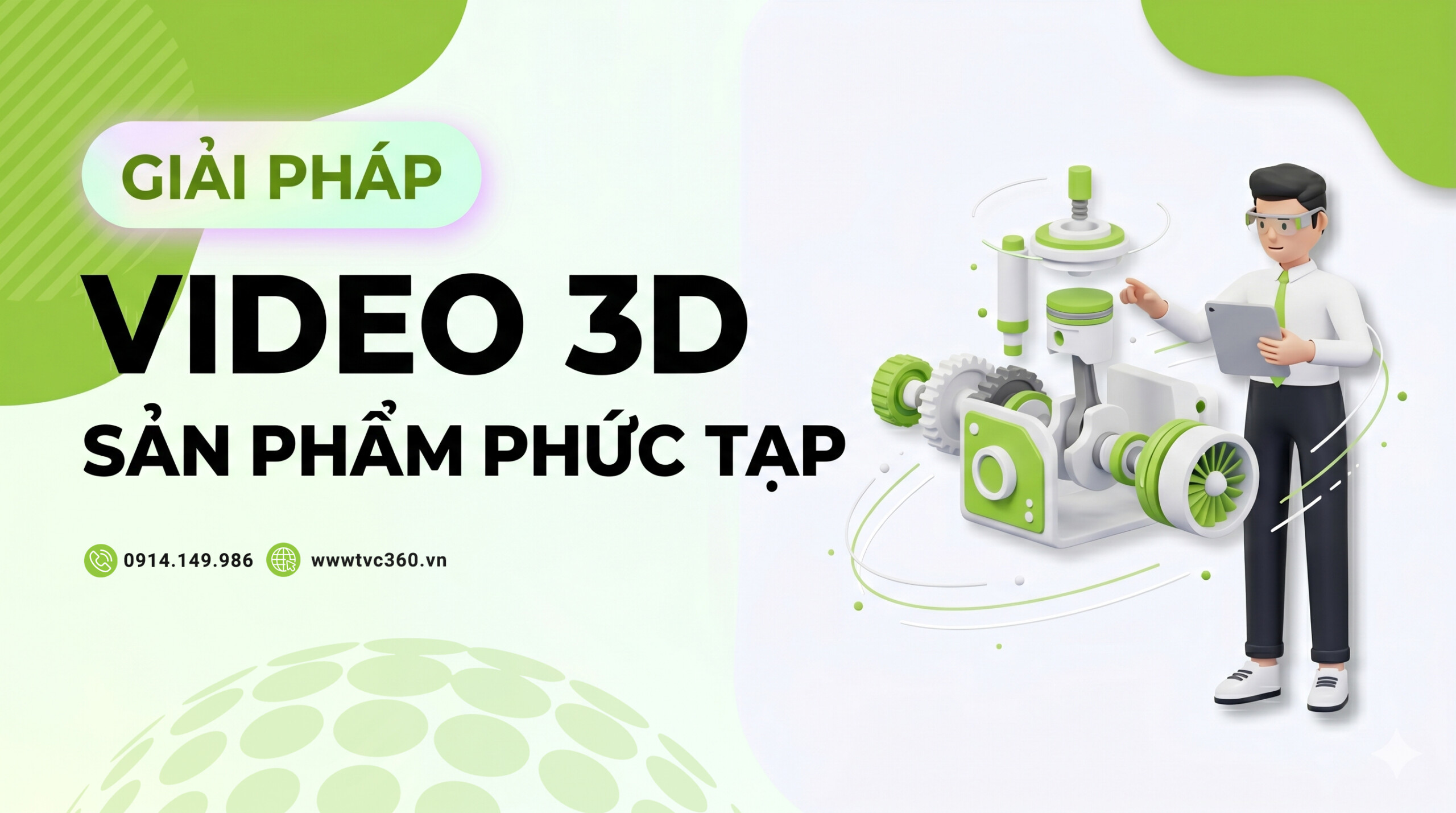 Giải pháp Video 3D sản phẩm phức tạp