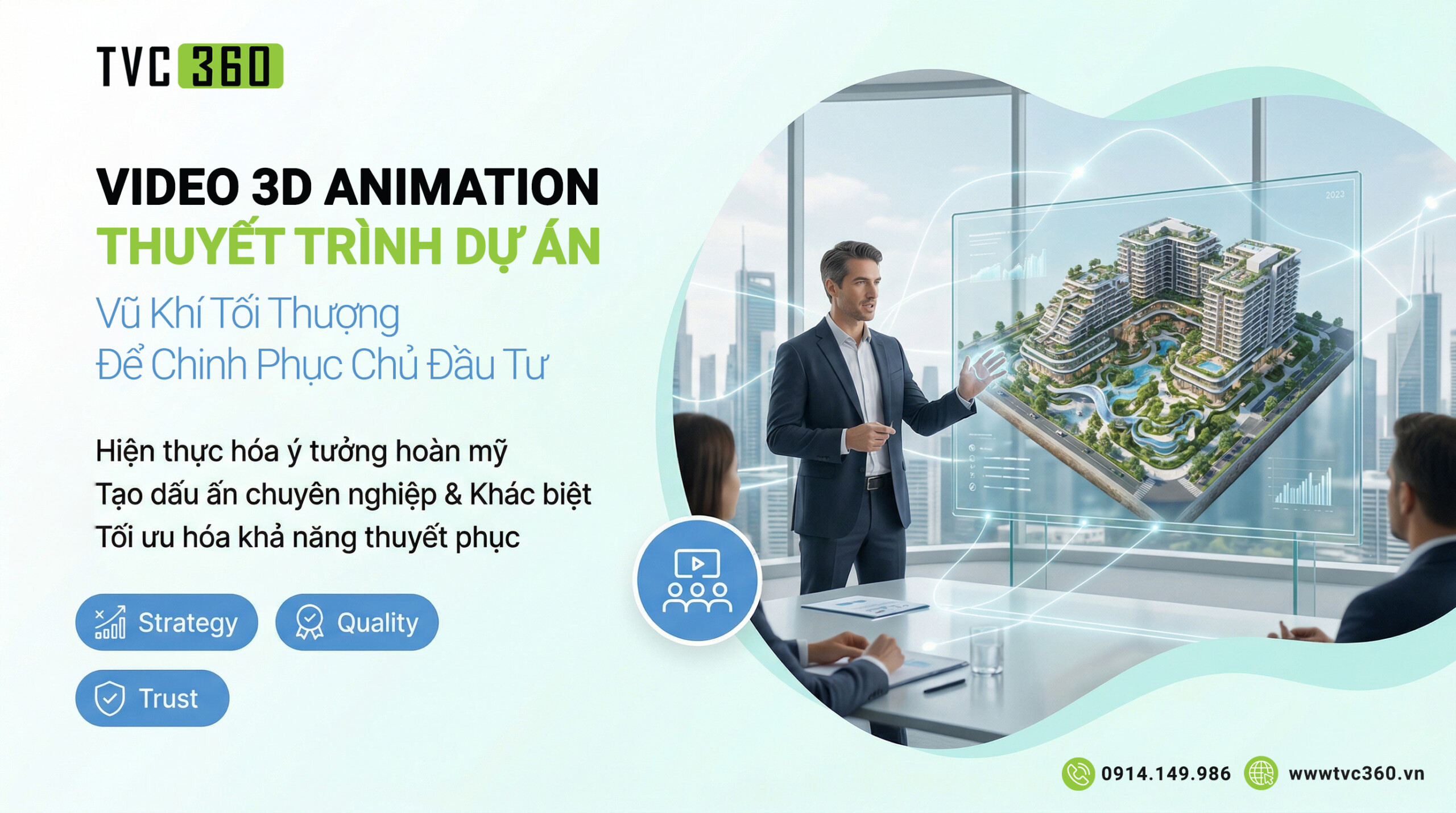 Video 3D Thuyết Trình Dự Án