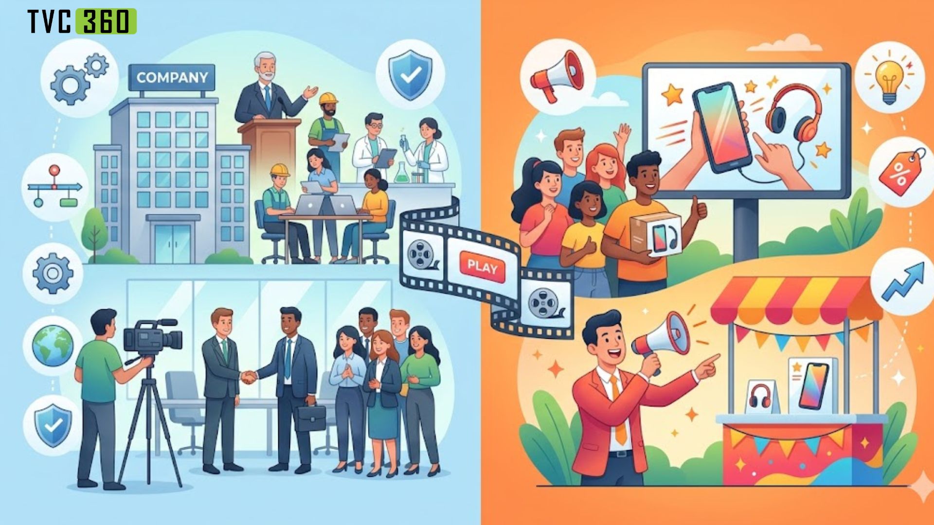 Video giới thiệu công ty và video quảng cáo khác nhau thế nào