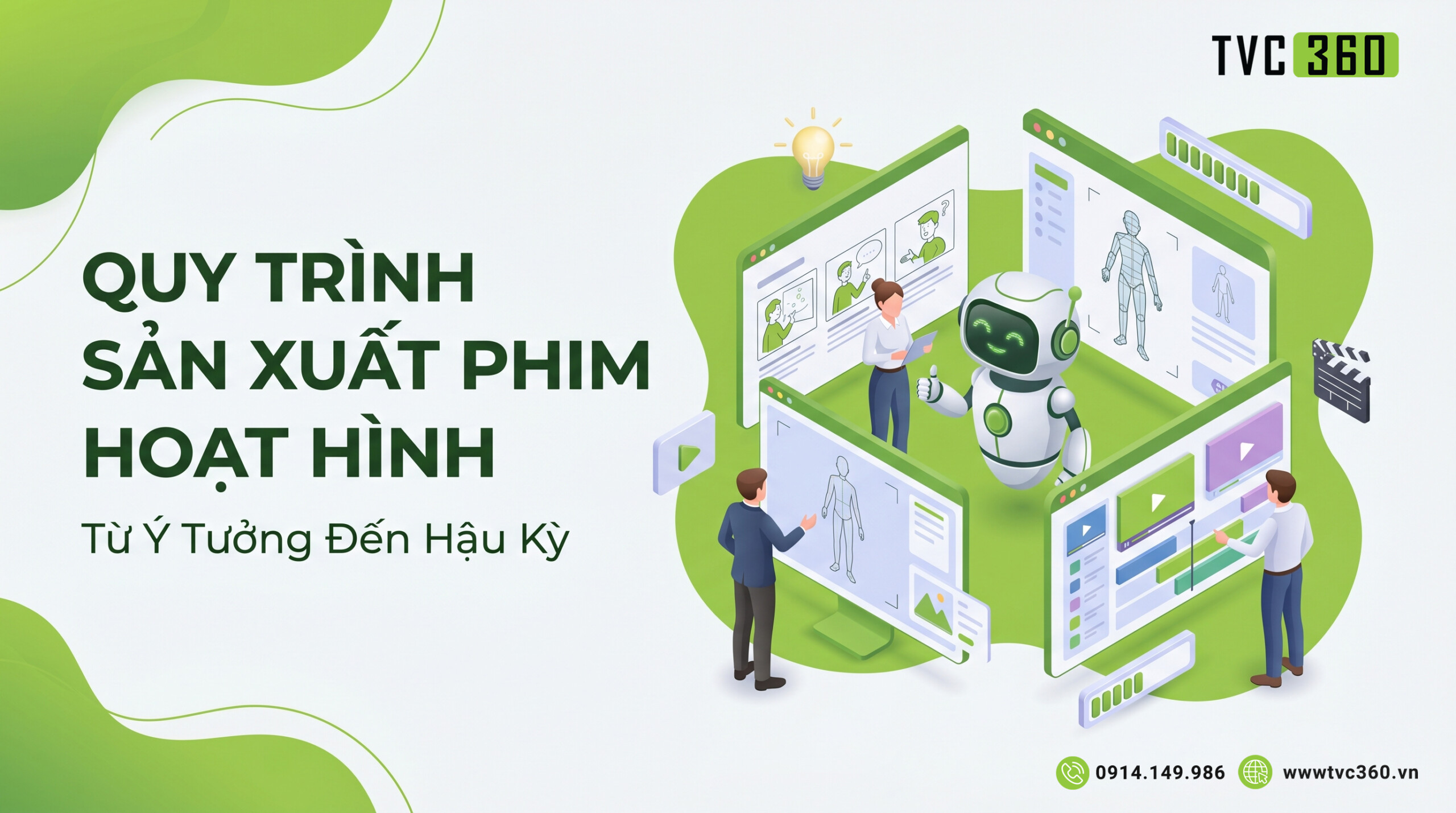 Quy trình sản xuất một bộ phim hoạt hình