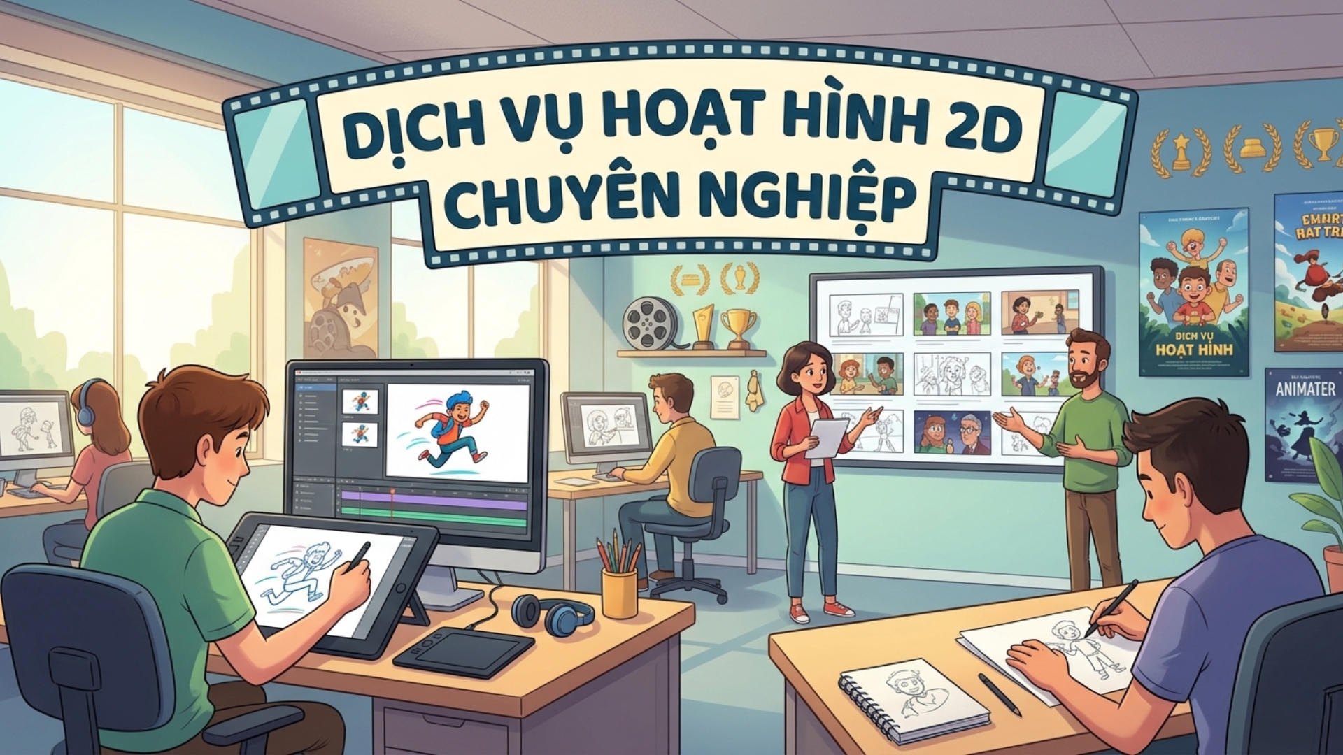 dịch vụ hoạt hình 2D chuyên nghiệp